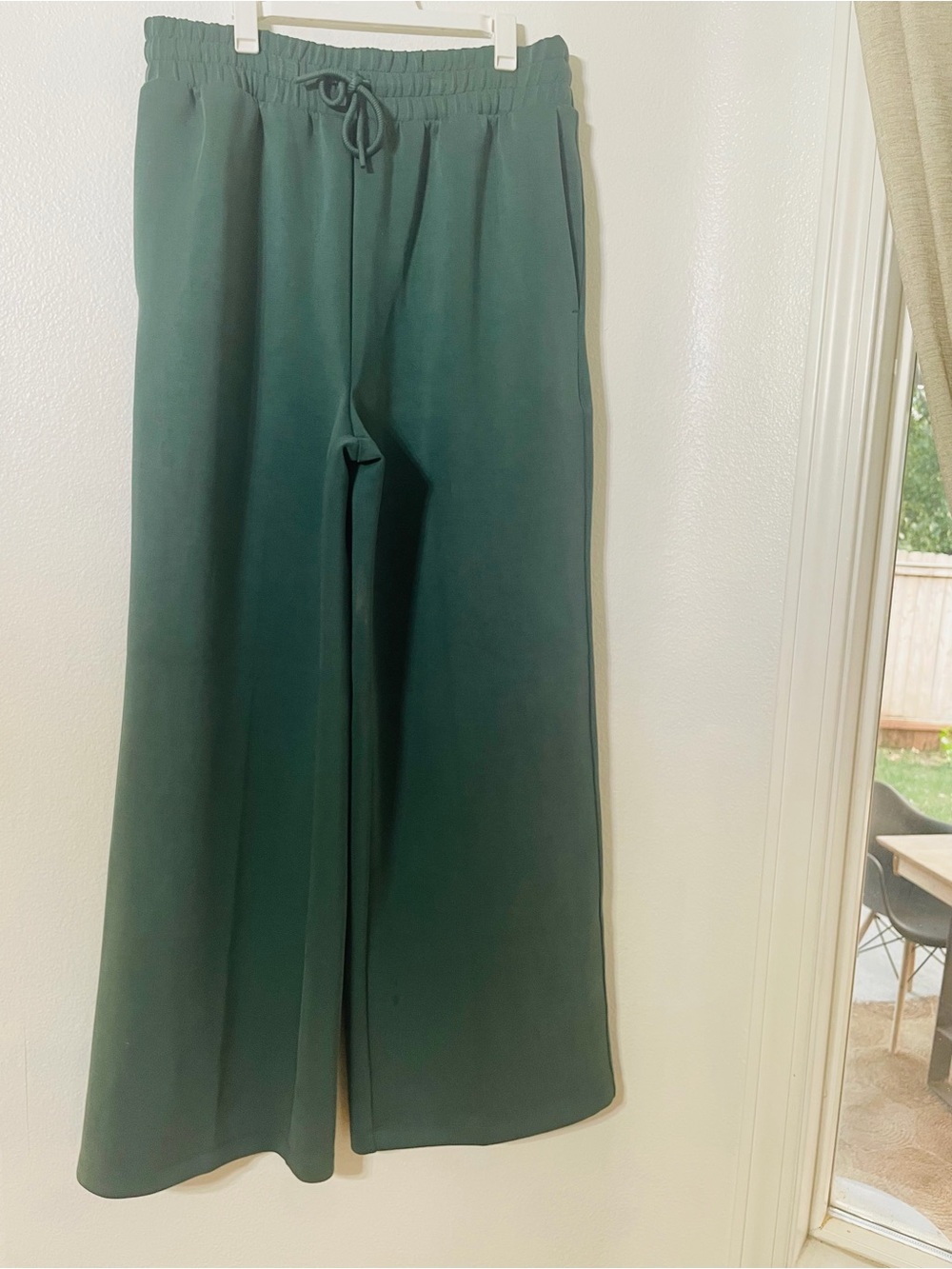 All in Motion Womens Green Wide Leg Sweatpants Athleisure Lounge Pants M - Picture 2 of 2
